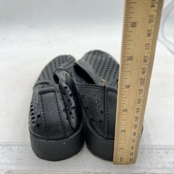 Men\'s Genuine Leather Loafer Shoes Slip On Soft Breathable Stitching Shoes Black main image 4